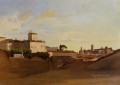 Vista de Pincio Italia plein air Romanticismo Jean Baptiste Camille Corot